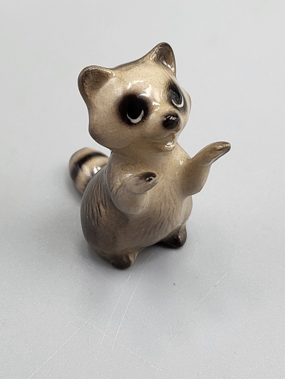 Hagen Renaker Raccoon Figurine - Retired Vintage Collectable Porcelain Nostalgic